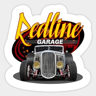 Redline Garage Sticker